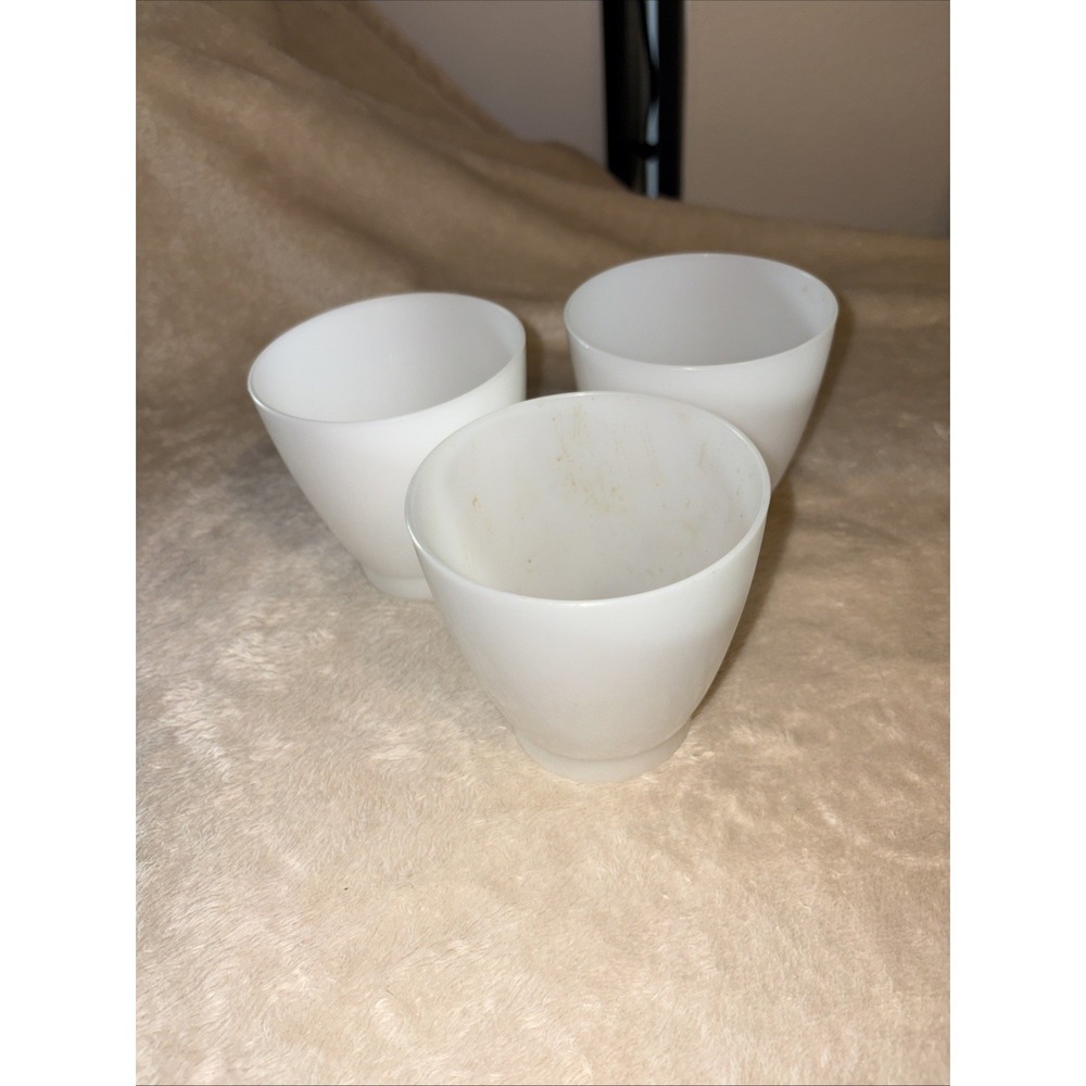 TUPPERWARE Condiment Caddy Replacement Bowls only #757 3.5" tall Set of 3